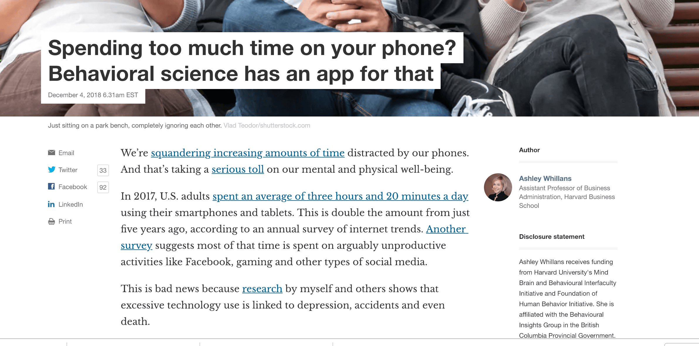 Ashley Whillans - Harvard Business School